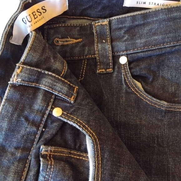 GUESS Carpenter jeans - Straight Slim fit size 31 waist x 32 - Picture 6 of 6